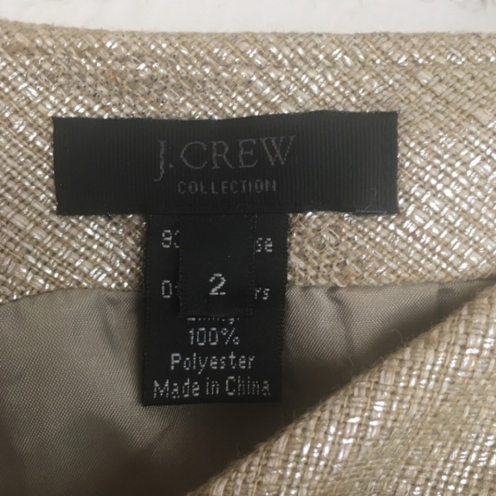✨J.Crew SHIMMER Metallic Linen Mini size 2 - Picture 5 of 9